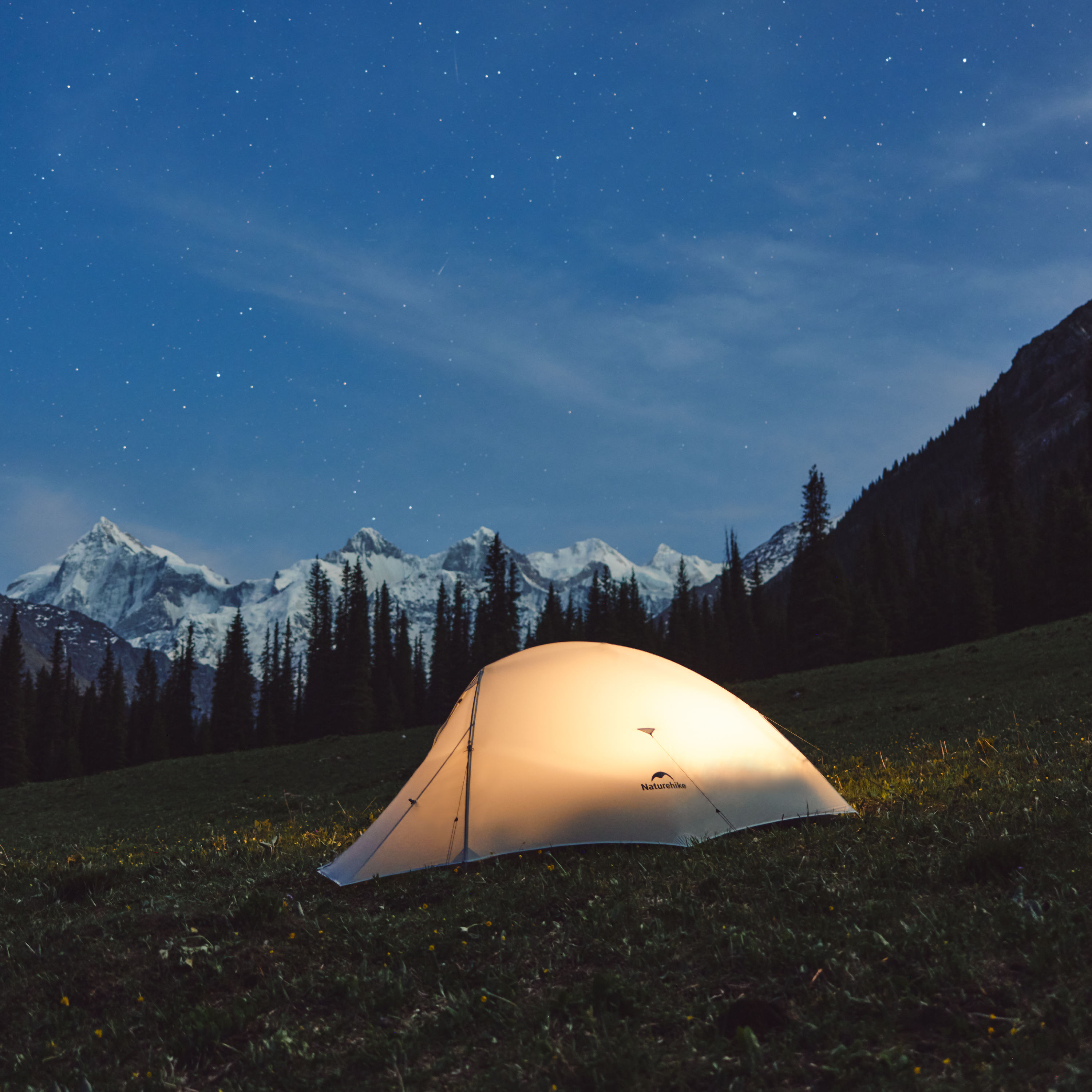 Naturehike ultraľahký stan Cloud Up1 séria Pro 15D 1232g - šedý